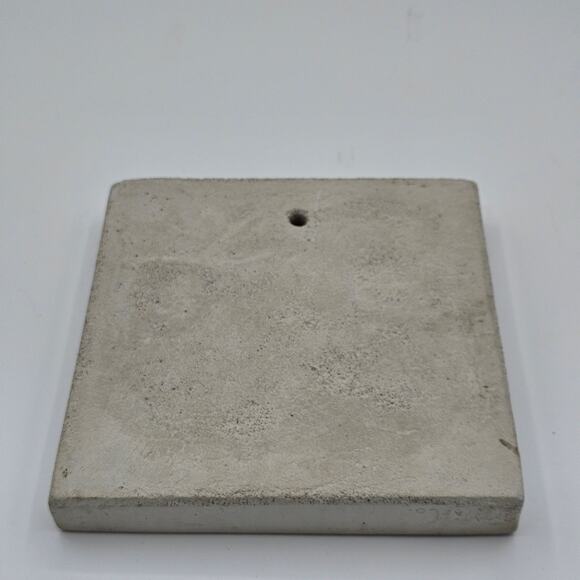 MarCo Concrete Gold Gilt Relief EYE Tile Wall Art Beige 6 Inch Square - MCM - Picture 3 of 6